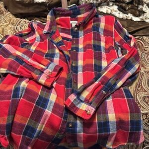 Womens LLBEAN Flannel.  Size XL.